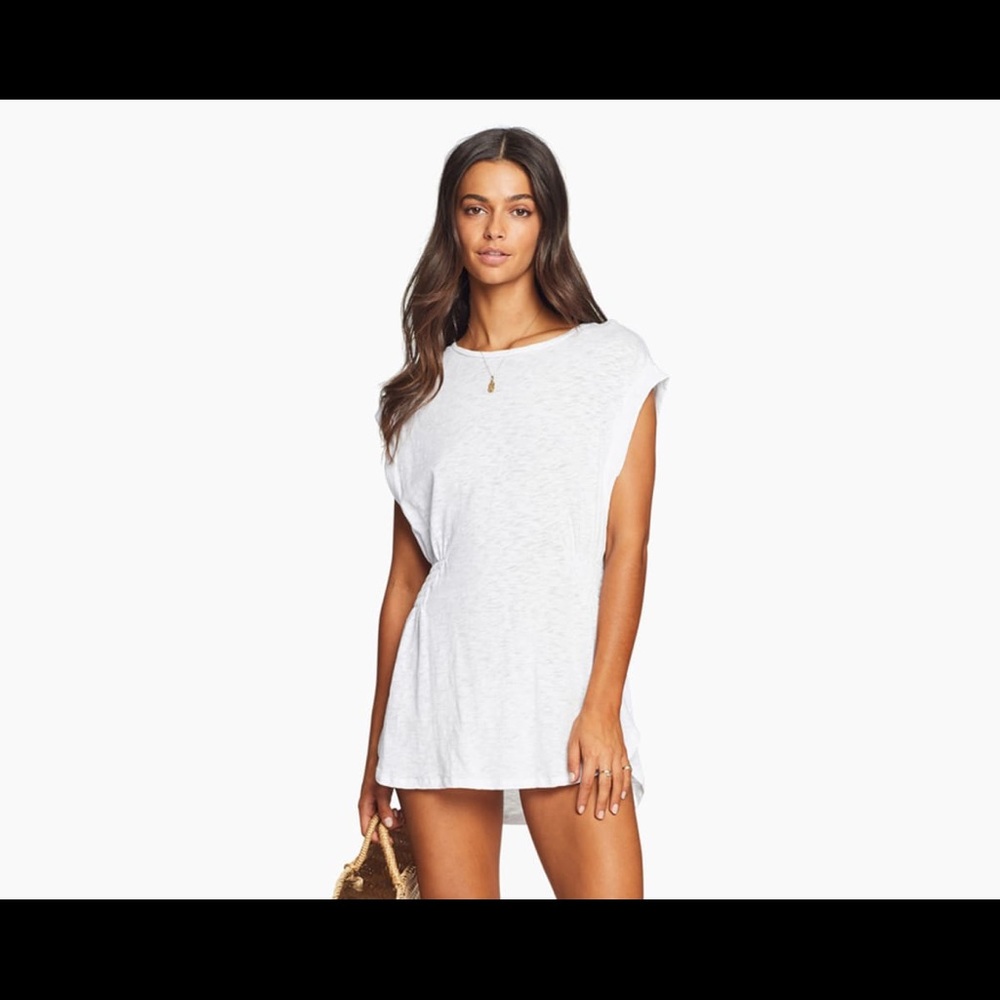 White Swami Shirt Cover Up NWT